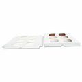 Southern Champion Tray SCT, CUPCAKE HOLDER INSERTS, PAPERBOARD, WHITE/KRAFT, 9.88 X 9.88 X 0.88, 200PK 10013